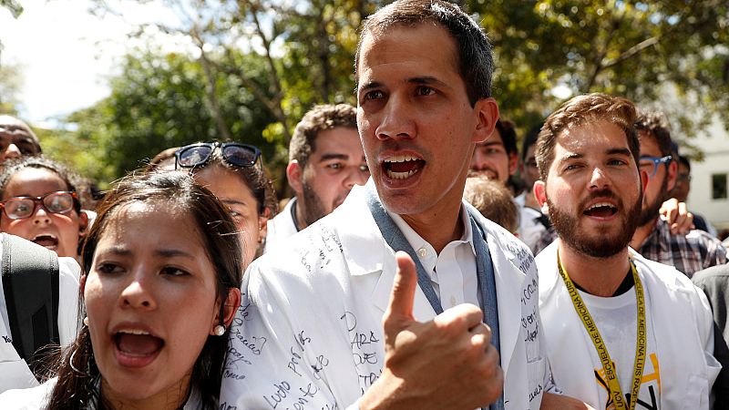 El Parlamento Europeo reconoce a Juan Guaidó como presidente legítimo de Venezuela