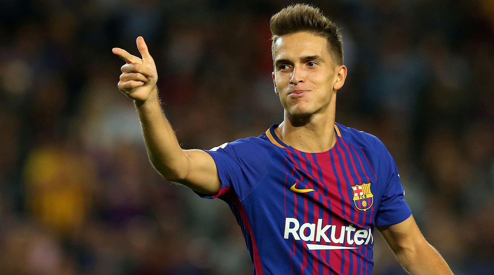 Denis Suárez, con el Barça
