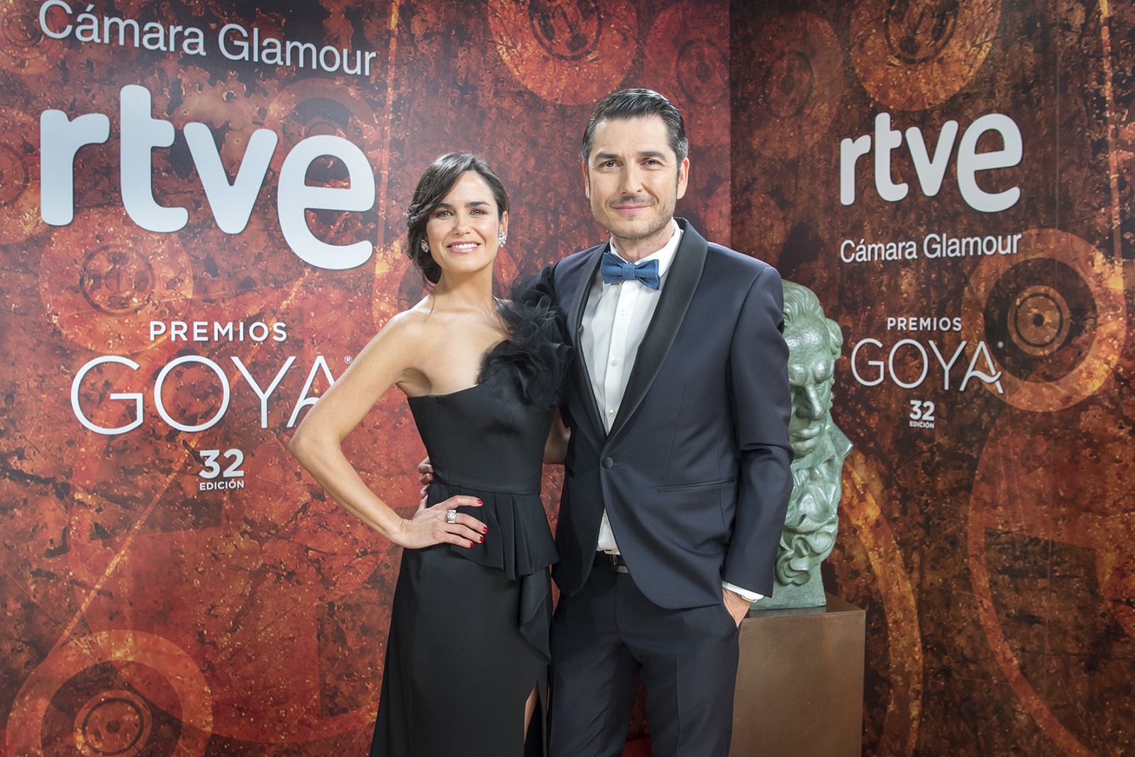 Elena S. Sánchez y Carlos del Amor en la retransmisión, el año pasado