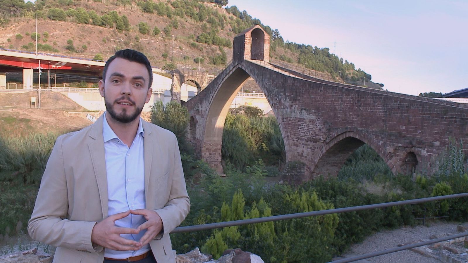 Rubèn Muntañà al Pont del Diable de Martorell