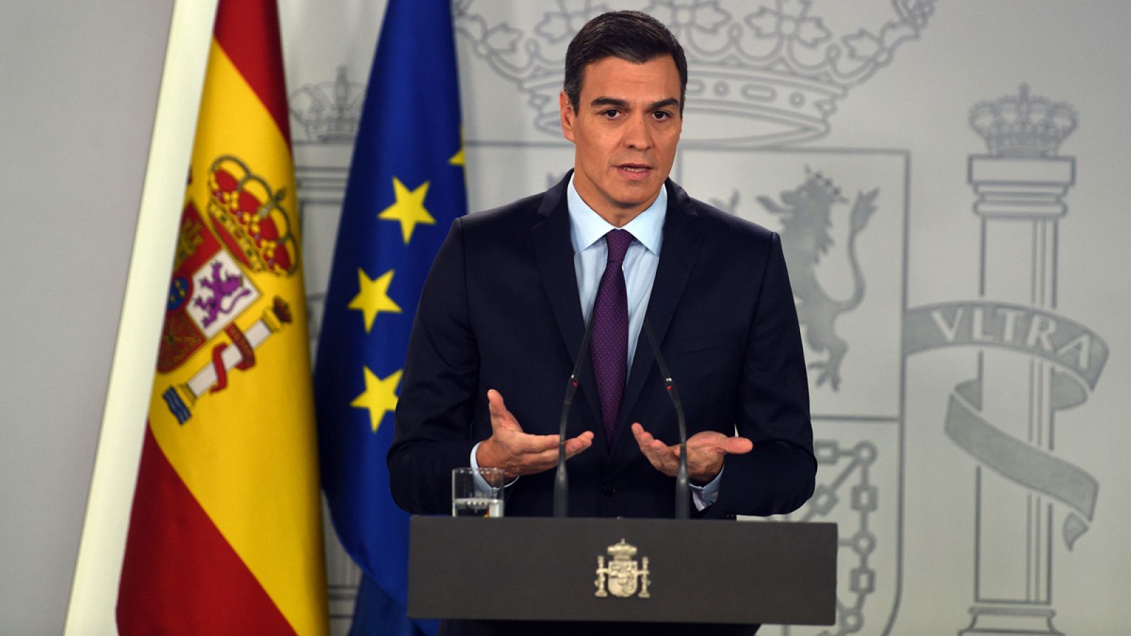 El presidente del Gobierno, Pedro Sánchez