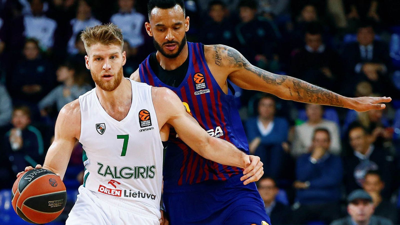 Lance del Barça-Zalgiris