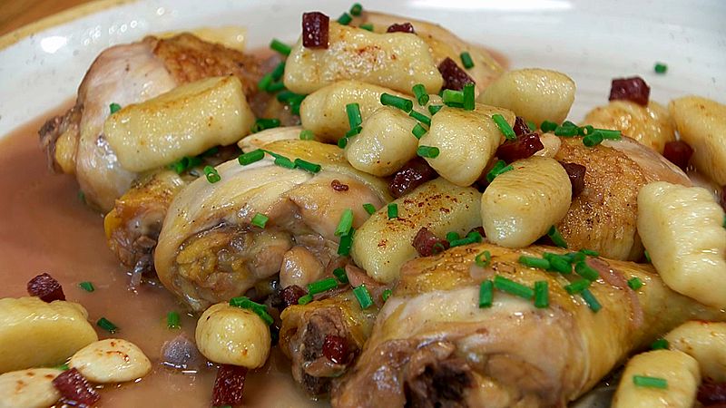Pollo al limn con oquis