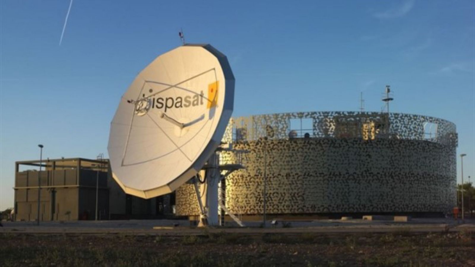 Imagen de las instalaciones de Hispasat