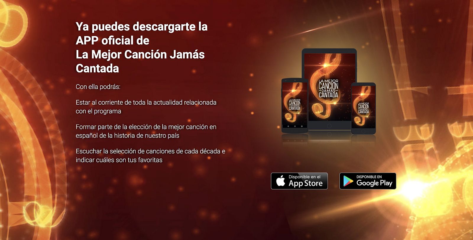 App oficial de 'La mejor canción jamás cantada'