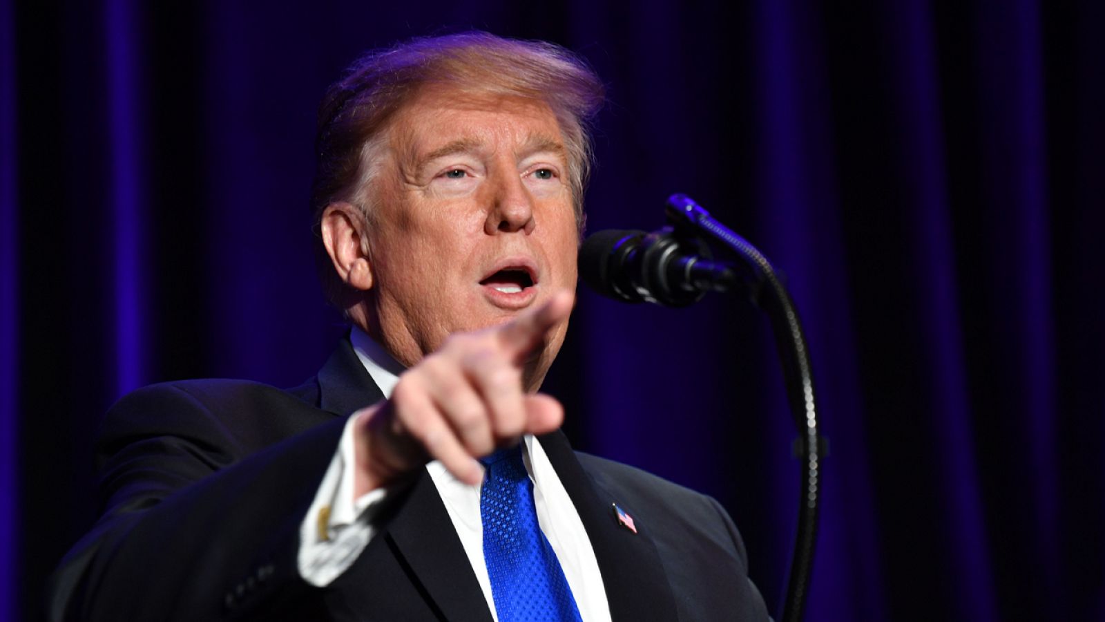 El presidente de Estados Unidos, Donald Trump, en Washington