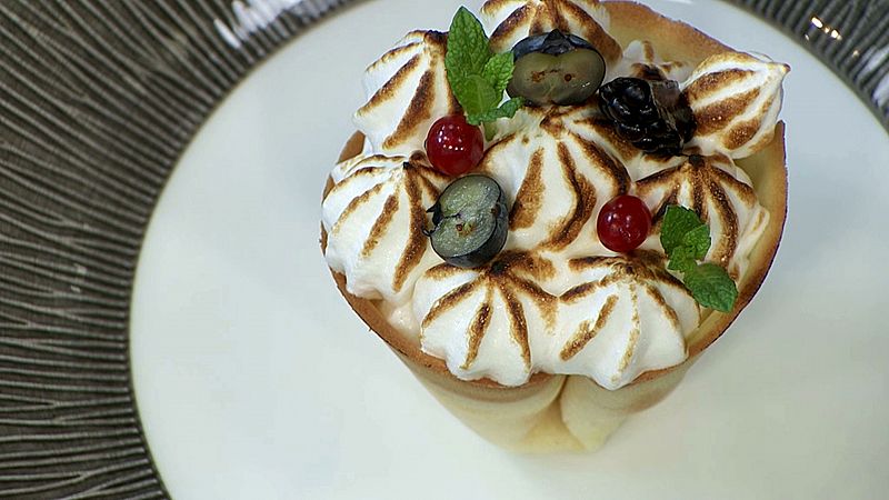 Tulipas con crema de naranja