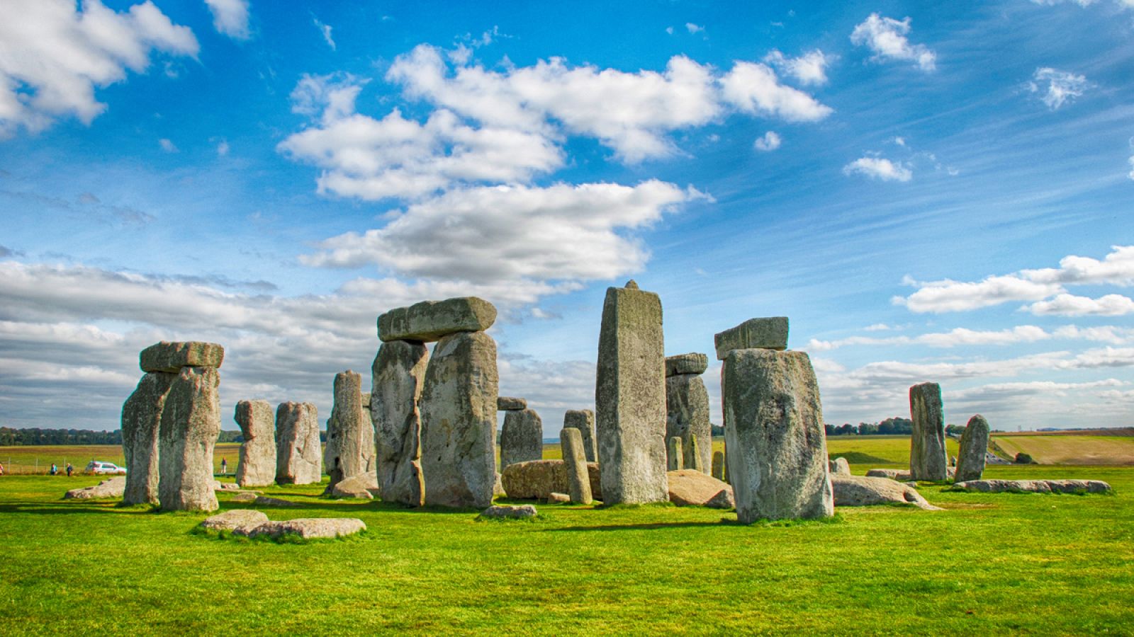 Imagen de Stonehenge, monumento megalítico situado en el condado de Wiltshire (Inglaterra).