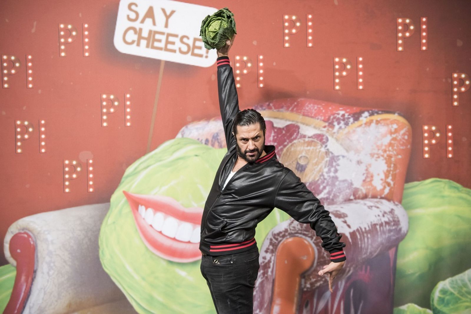 Rafael Amargo al 'fotocol' del 'Programa inesperat'