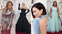 Lady Gaga y Charlize Theron, duelo en la alfombra roja