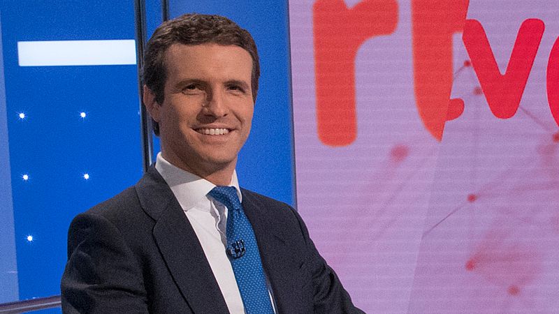 Casado pide un cara a cara con Sánchez y reivindica el bipartidismo frente a la "inexperiencia" de Ciudadanos y Vox