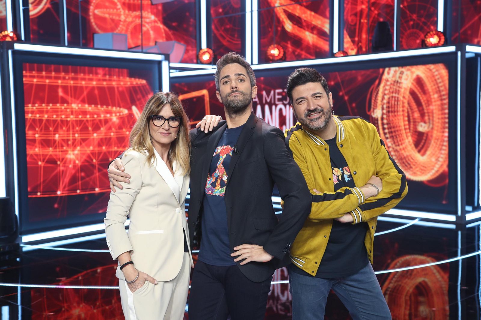 Roberto Leal, Noemí Galera y Tony Aguilar