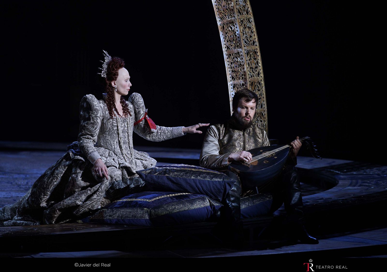 Representación de 'Gloriana' en el Teatro Real