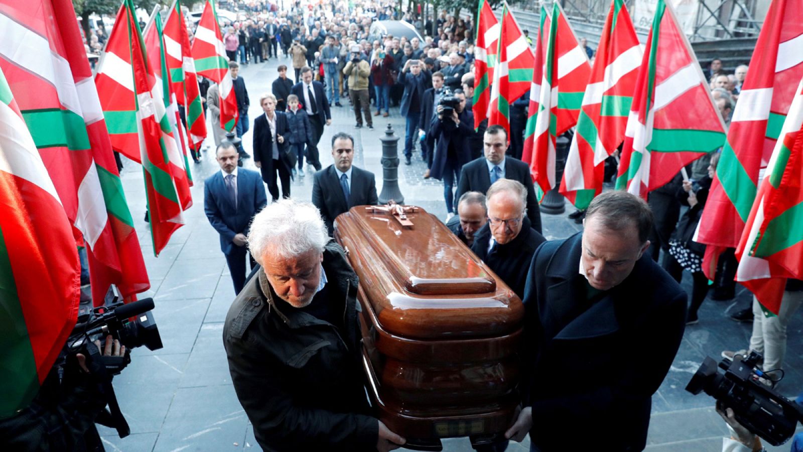 Funeral de Arzalluz en la Iglesia de Santa María de la Real de Azkoitia