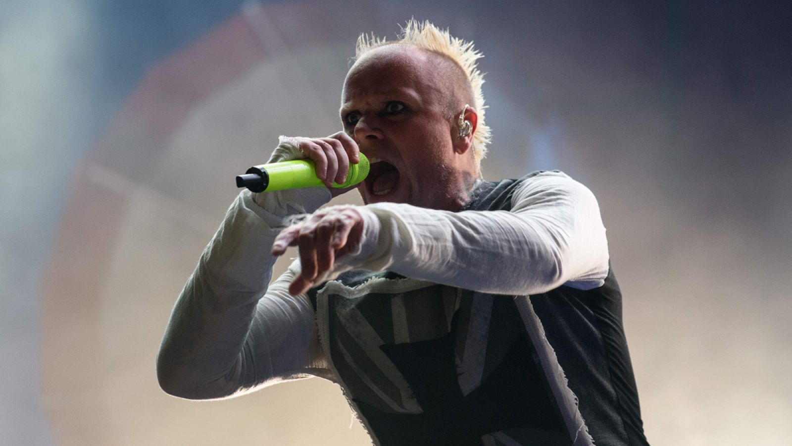 Keith Flint en un concierto celebrado en 2015