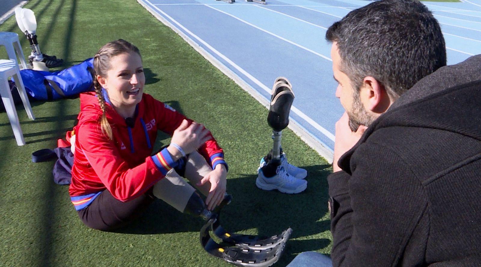 Sara, una de las mejores atletas del mundo pese a haber pedido las dos piernas en un accidente