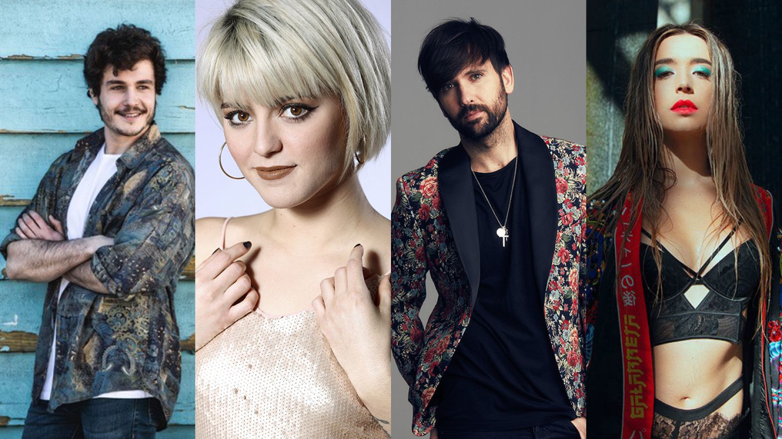 Miki Núñez, Alba Reche, David Otero y Lola Índigo, concursantes de la gala 5