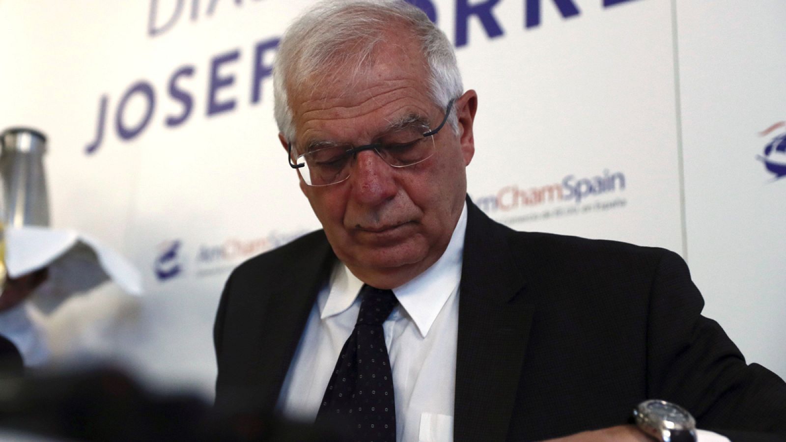 El ministro de Exteriores, Josep Borrell