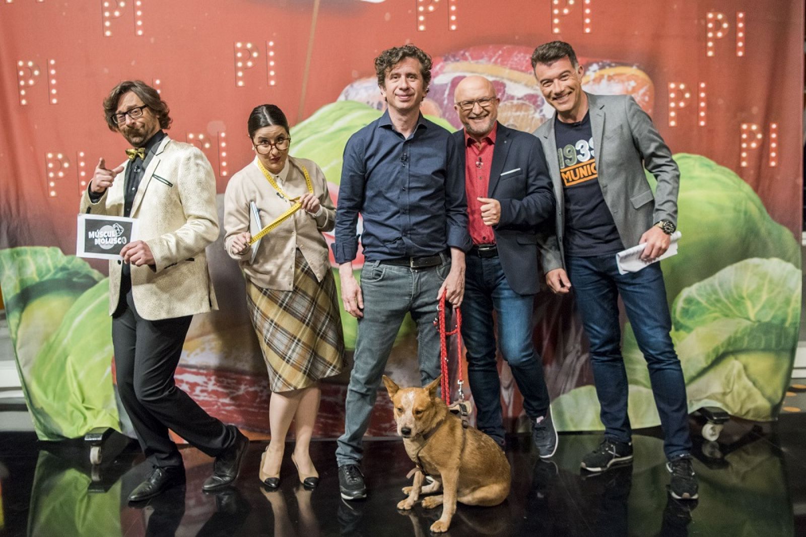 Gabino Diego amb l'equip del 'Programa inesperat'