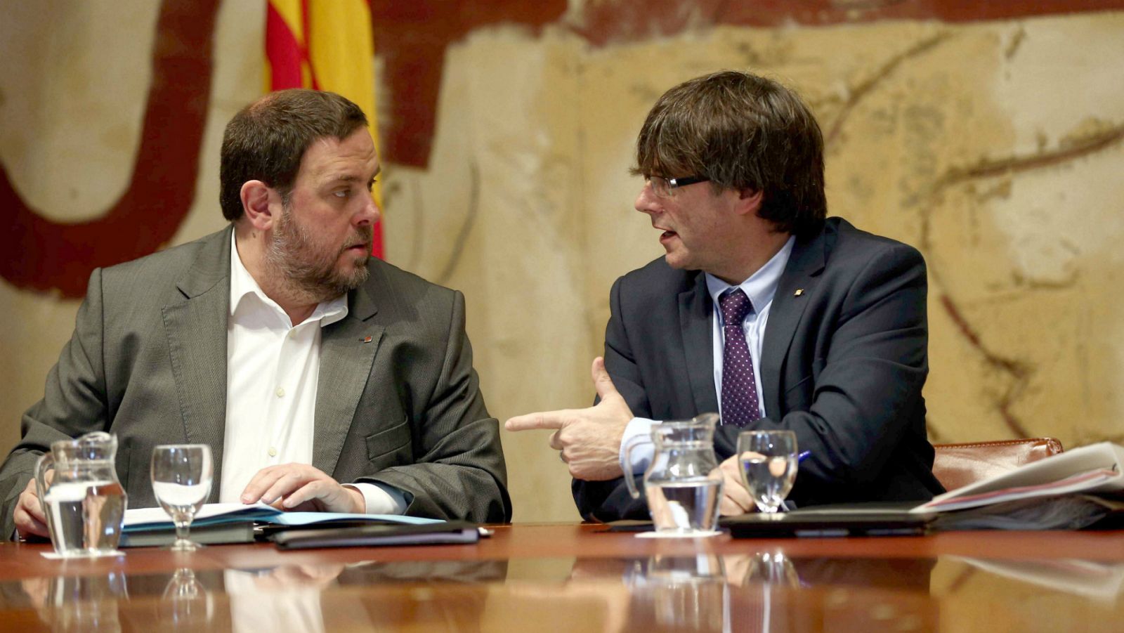 Junqueras y Puigdemont