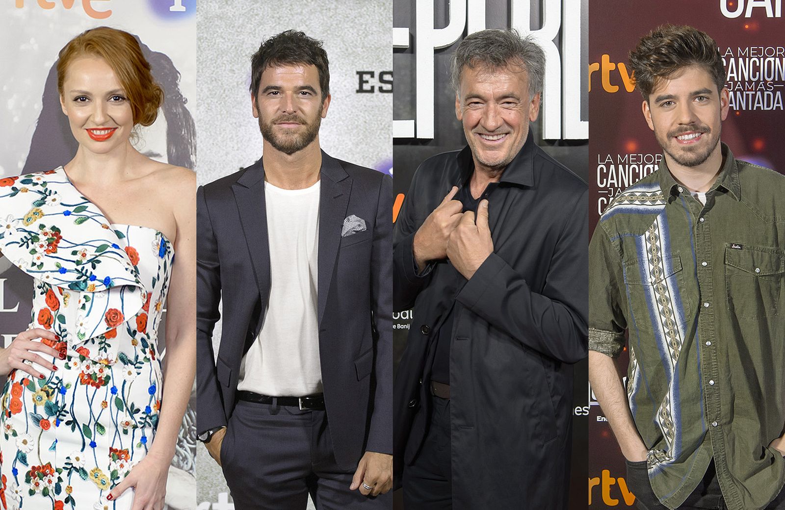 Cristina Castaño, Alfonso Bassave, Francis Lorenzo y Roi Méndez