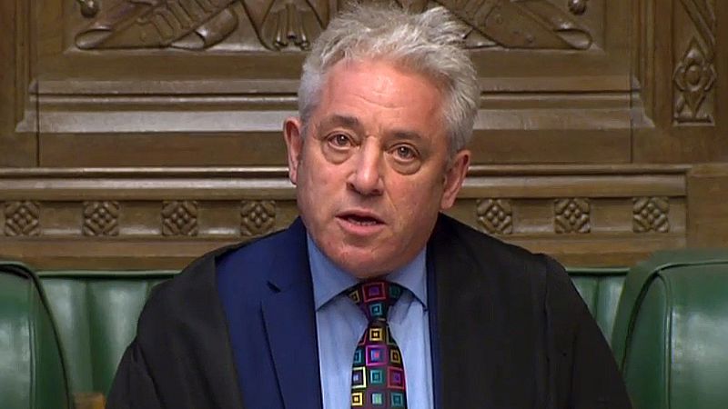 El presidente del Parlamento británico rechaza que May vuelva a someter a votación el mismo acuerdo del 'Brexit'