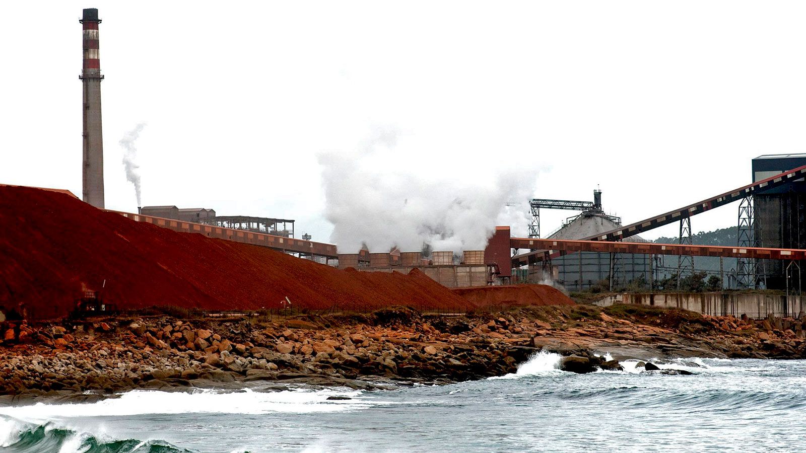 La factoría de aluminio Alcoa, ubicada en San Ciprián (Lugo), en una imagen de archivo
