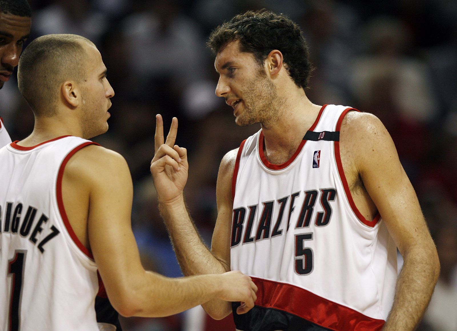 Rudy Fernández y Sergio Rodríguez en un momento del partido.