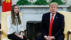 Trump recibe por sorpresa a la mujer de Guaidó en la Casa Blanca y pide que Rusia salga de Venezuela