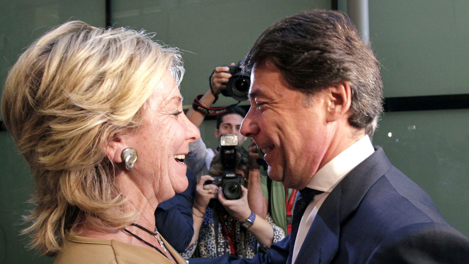 Esperanza Aguirre junto a Ignacio González en una foto de archivo