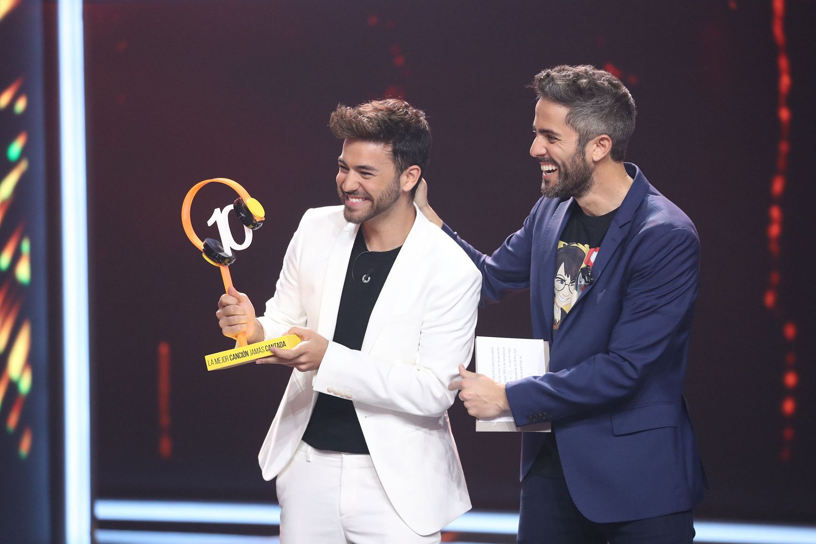 Agoney, ganador de 'Quédate conmigo', de la Gala 7 de 'La mejor canción jamás cantada'
