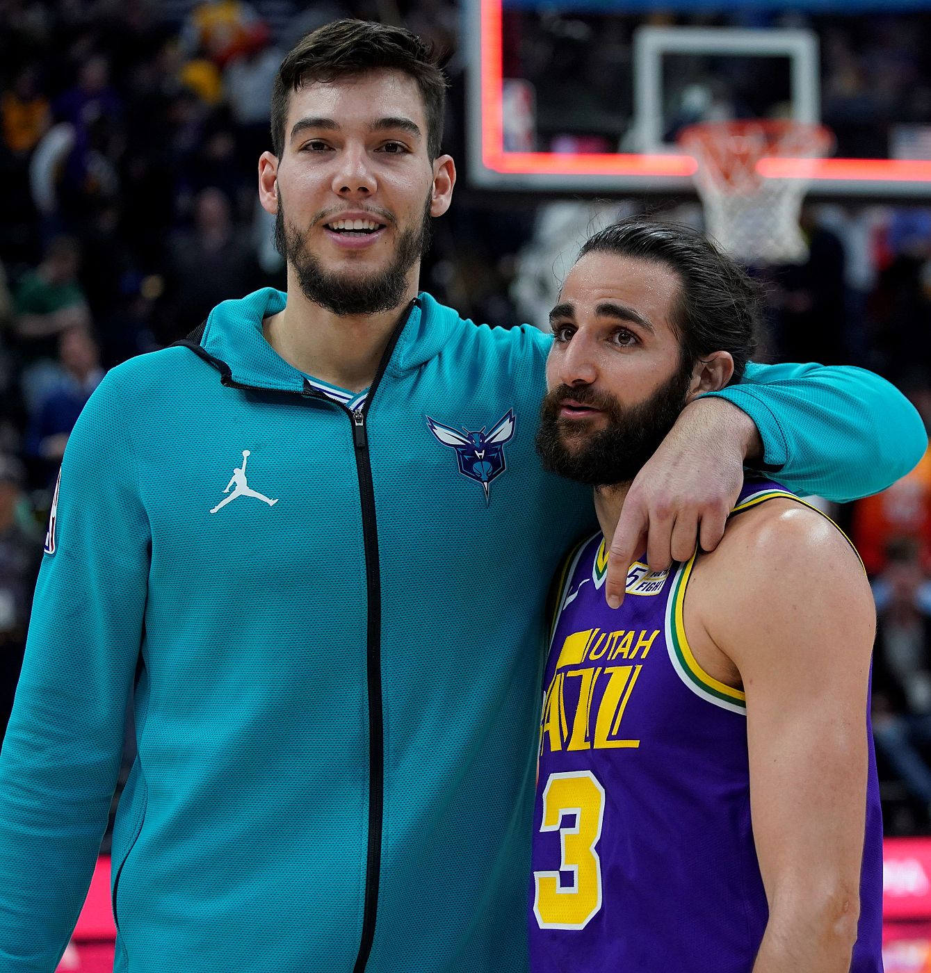 Willy Hernangómez y Ricky Rubio