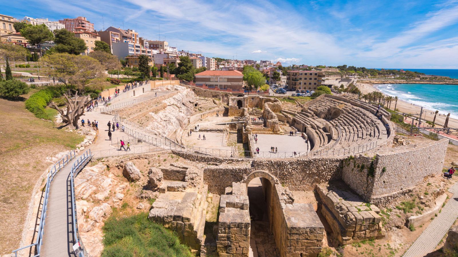 Parque del anfiteatro donde ocurrieron los hechos denunciados