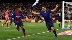 Un Barça pragmático y solvente gana 2-0 al Atlético y sentencia la Liga
