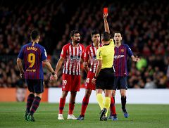 Diego Costa fue expulsado por insultar a Gil Manzano en dos ocasiones
