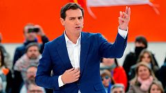 Rivera presenta el lema "¡Vamos Ciudadanos!" para el 28A y pide votar para "echar a Sánchez"