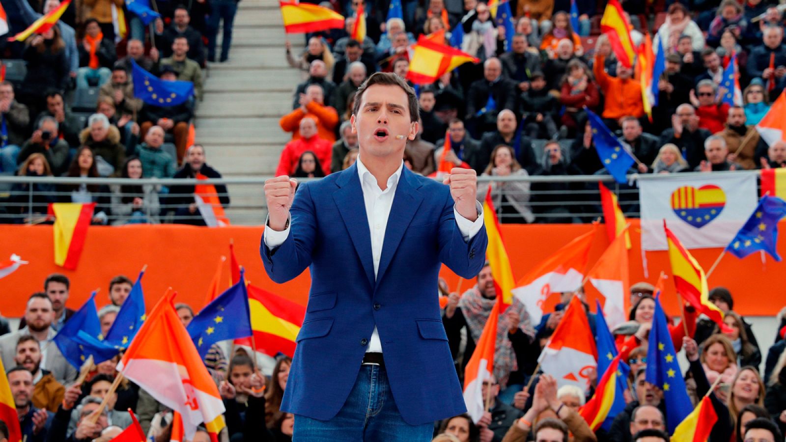 El candidato de Ciudadanos a la Presidencia del Gobierno, Albert Rivera.