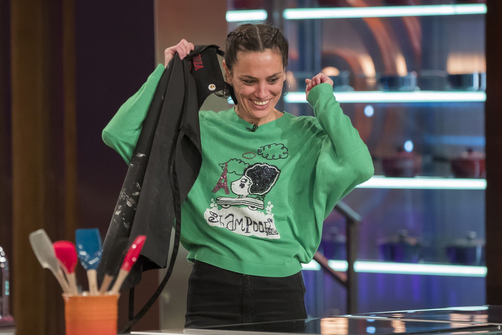 Alicia tuvo que colgar anoche el delantal en MasterChef