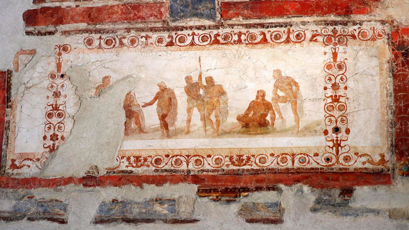 Frescos del "Domus Transitoria" de Nerón