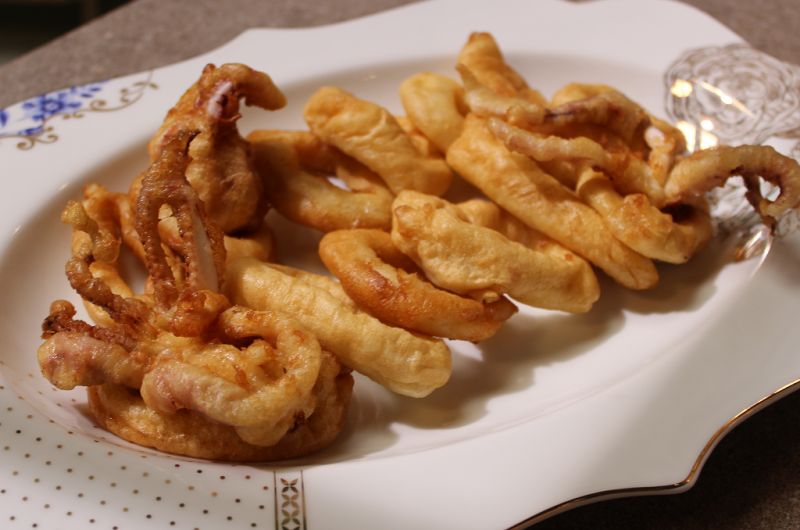 Receta de "calamares rebozados" de Dani Garca