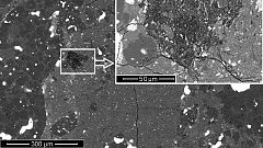 El fragmento de un cometa primigenio en el interior de un meteorito da pistas sobre el origen del sistema solar