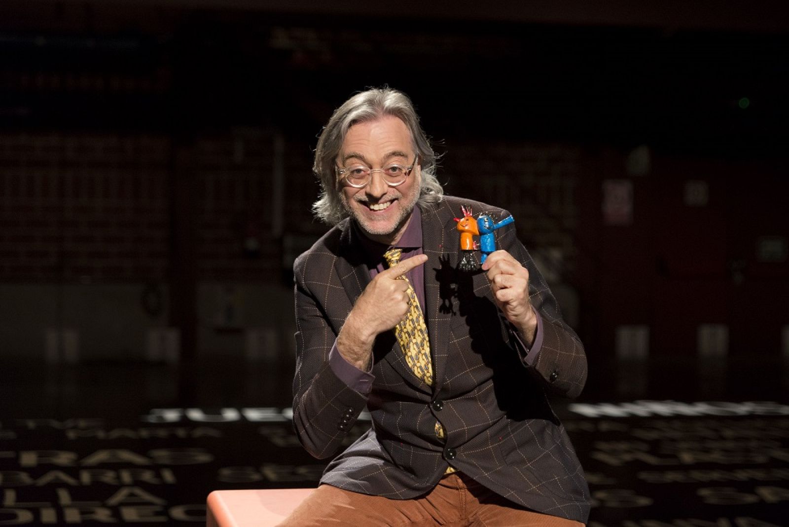 Víctor M. Amela amb els Gallifantes de 'Juego de niños'