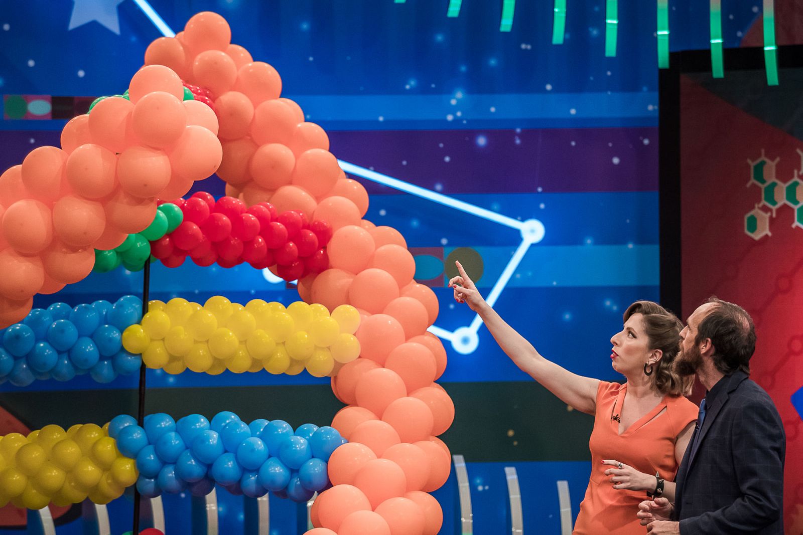 Deborah García y Edu Sáenz de Cabezón en Órbita Laika ADN