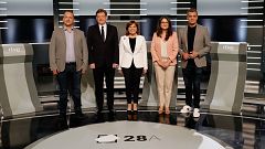 El debate valenciano refuerza los bloques postelectorales entre críticas por la corrupción y el modelo lingüístico