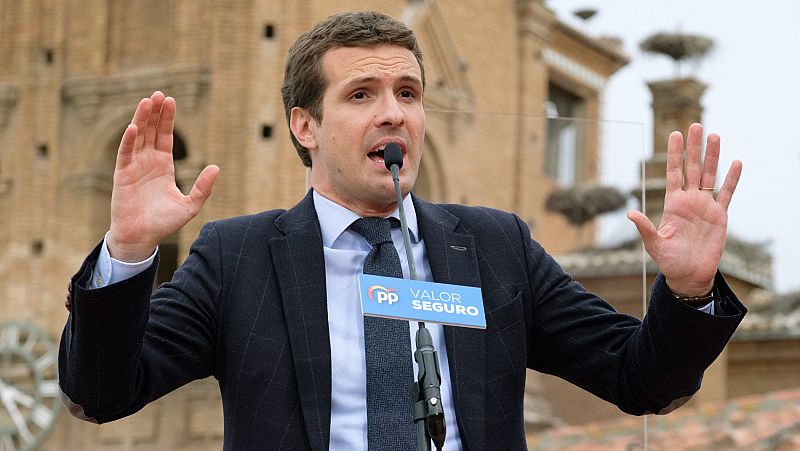 Casado pide "concentrar el voto en el PP" para no facilitarle escaños a Sánchez en el Senado votando a Cs y Vox