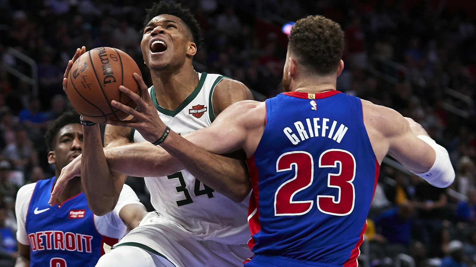 NBA: Playoffs-Milwaukee Bucks at Detroit Pistons