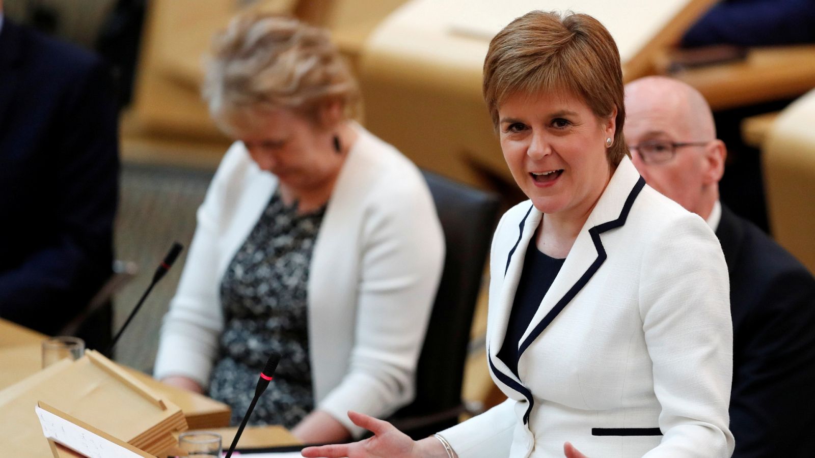 La ministra principal de Escocia, Nicola Sturgeon