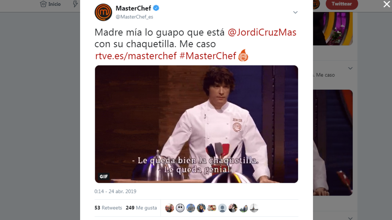Tweet MasterChef