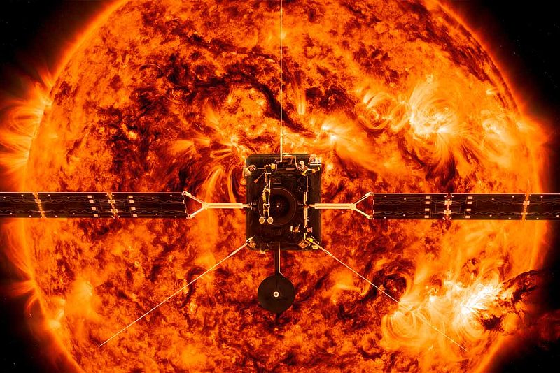 La misión europea 'Solar Orbiter' observará por primera vez el polo norte y sur del Sol