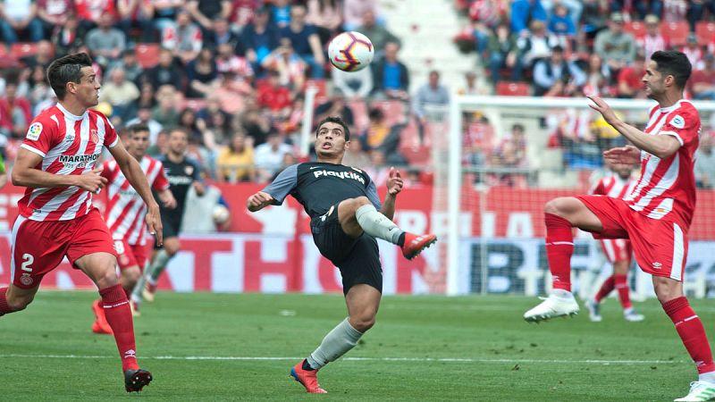 El Girona pone fin a su pésima racha a costa del Sevilla